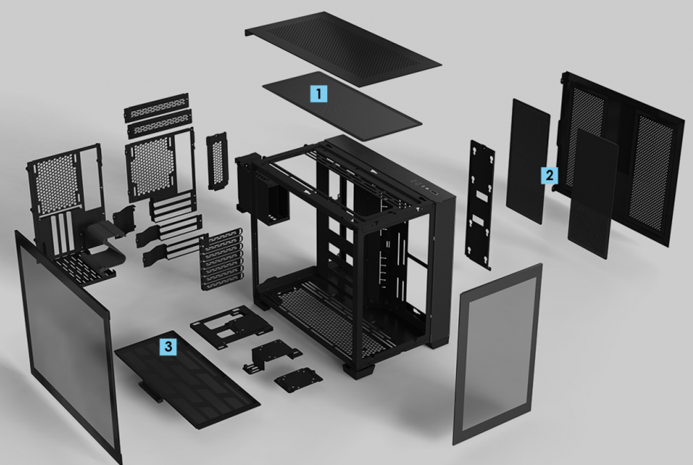 Корпус ATX Lian Li O11D Mini-X Black