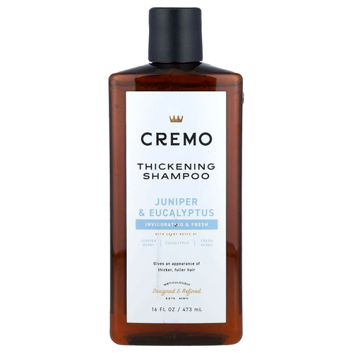 Cremo, шампунь для густоты волос, можжевельник и эвкалипт, 473 мл (16 жидк. унций)