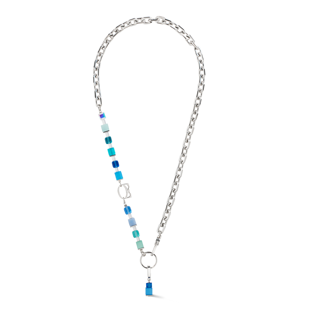 Колье Coeur de Lion Blue-Turquoise 4712/10-0706