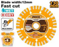 Диск алмазный сегментный 130х20мм INGCO DMD011301 INDUSTRIAL