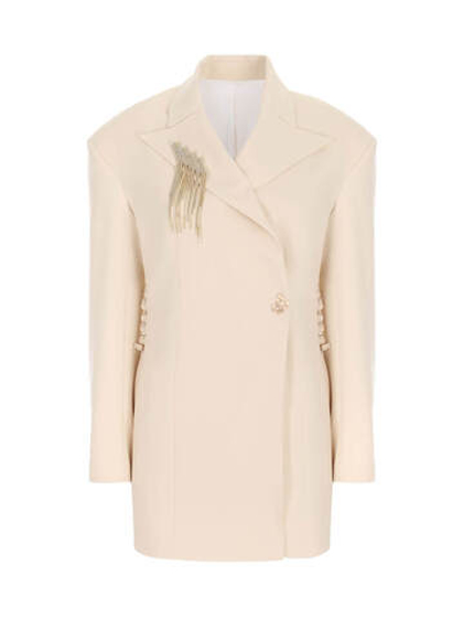 Платье-жакет AfterParty, экрю