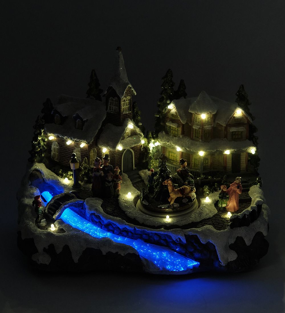 XM-750 Новогодняя миниатюра с подсветко