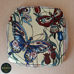 Набор чехлов на табурет из гобелена Бабочка (33х33 см) - 2шт