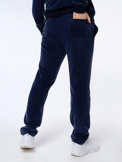 Темно-синие спортивные брюки / мужские спортивные брюки / прямые спортивные брюки большого размера