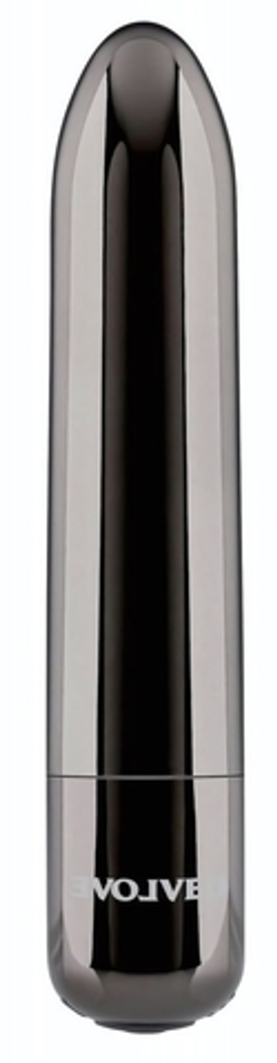 Черная вибропуля Real Simple - 10 см. (Цвет: черный)