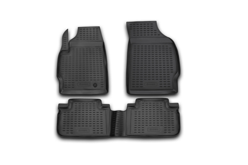 Коврики в салон для FORD Escape 2007-, 3 шт. (полиуретан) ELEMENT1624210