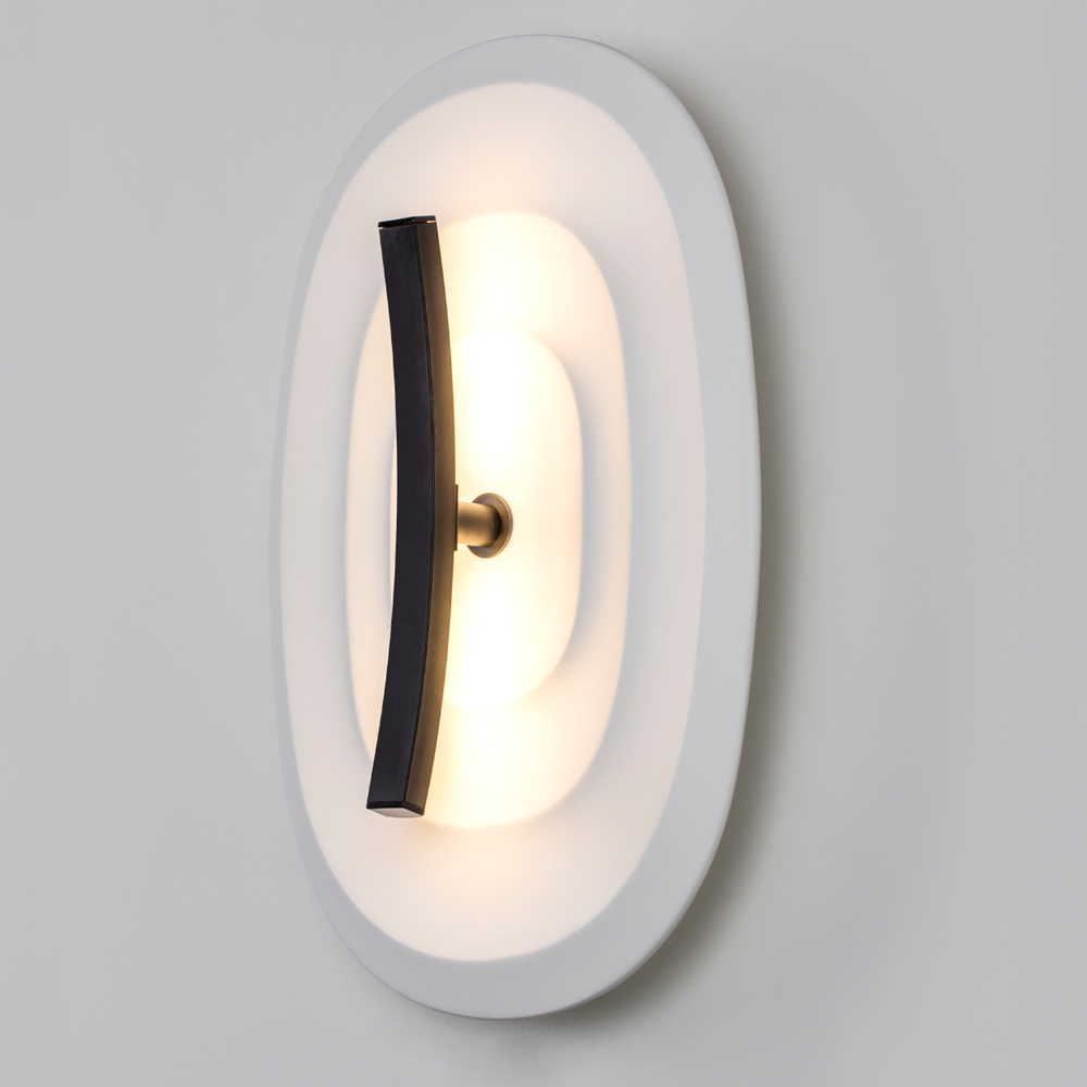 609646 Бра ERICA 5W SMD LED 210LM G БЕЛЫЙ/ЧЕРНЫЙ 3000K