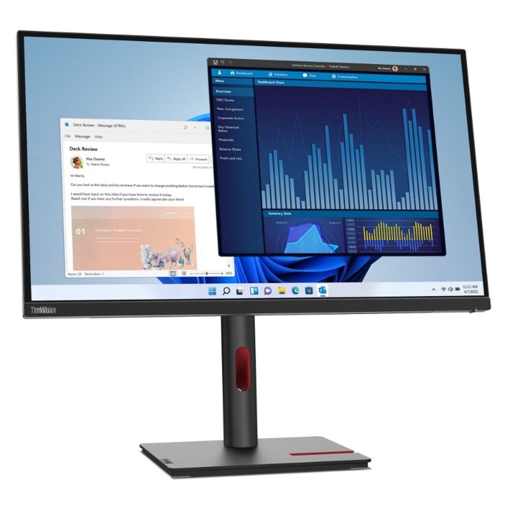 Монитор Lenovo ThinkVision T27p-30 27" 16:9 UHD (3840x2160) IPS, 60Hz, 4ms