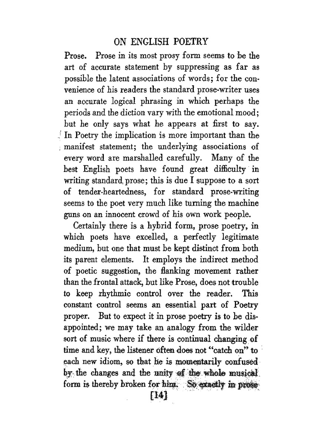 On English Poetry | Robert Graves