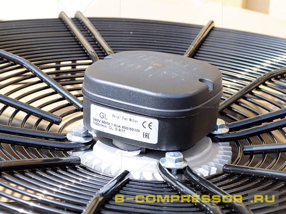 Вентилятор для винтового компрессора АСО фото шильдика