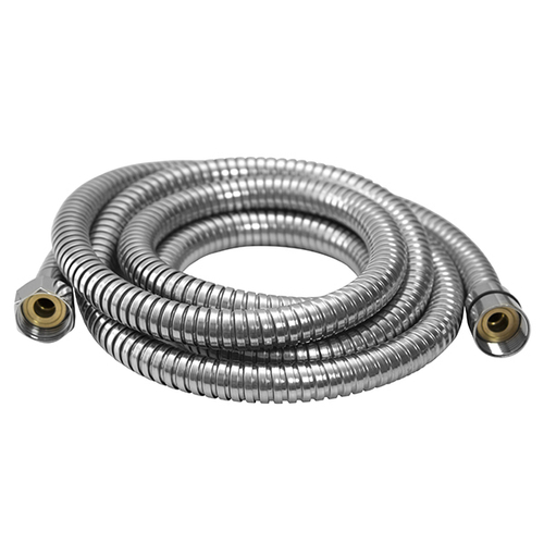 Шланг душевой 200-230 см имп/кон, EPDM, нерж.сталь, хром., растяг. MIXLINE ЛЮКС (блистер)