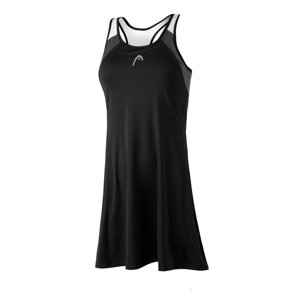 Женская теннисное платье HEAD Club Dress Women - Black