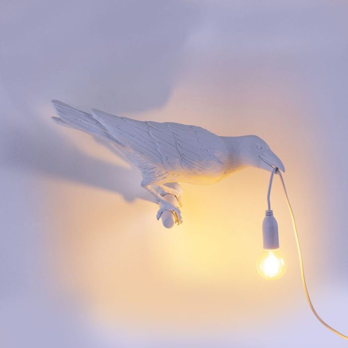 Уличный светильник Seletti Bird Lamp White Looking Right 14721