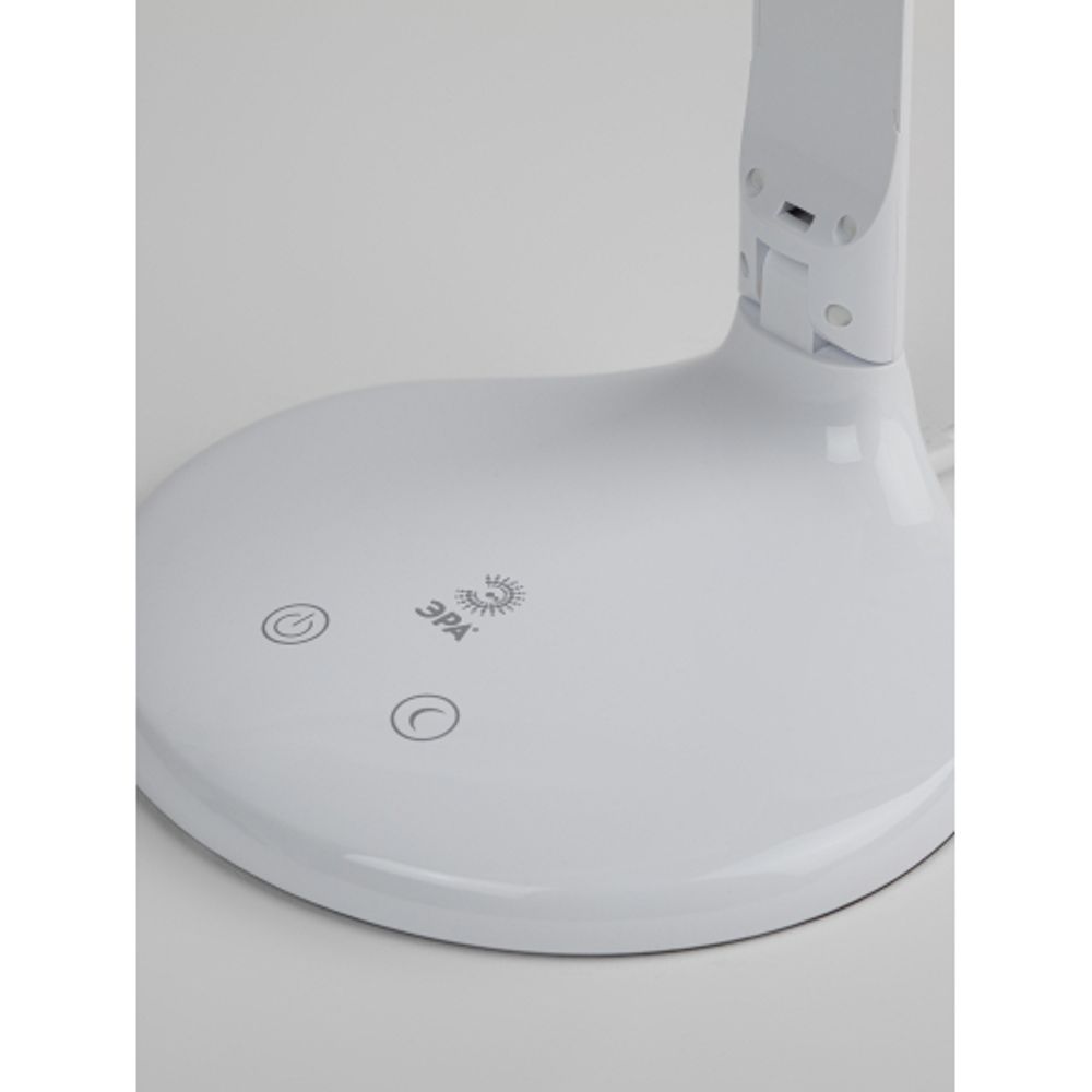 Настольный светильник ЭРА NLED-482-10W-W светодиодный с ночником белый
