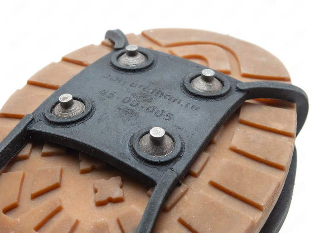 Ледоступы с шипами на пятке (PU54/М72/ черный)