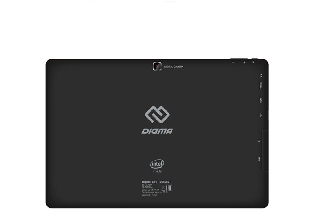 Планшет 10.1" Digma EVE 10 A400T (ES1247EW)