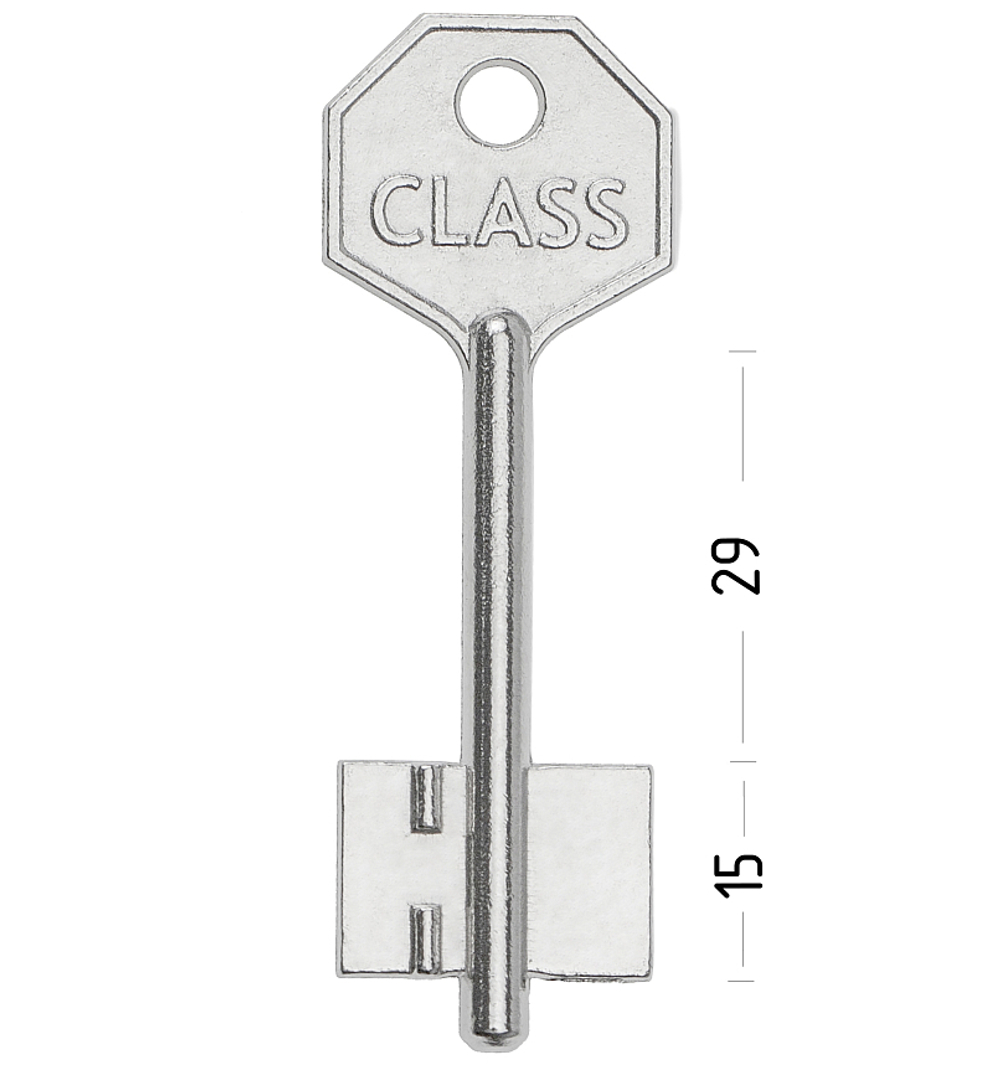 Заготовка сувальдного ключа 10695 KLS6D КЛАСС-6 (МИНИ)