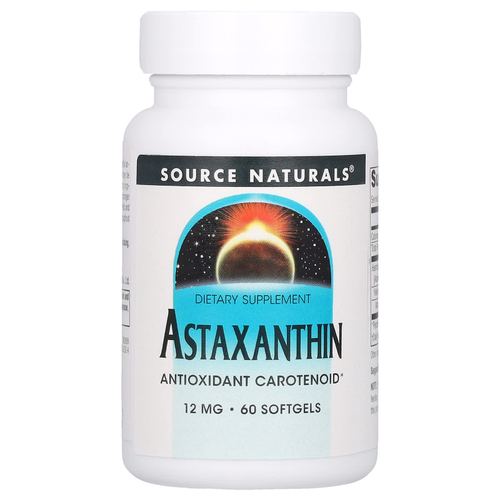 Source Naturals, астаксантин, 60 мягких таблеток