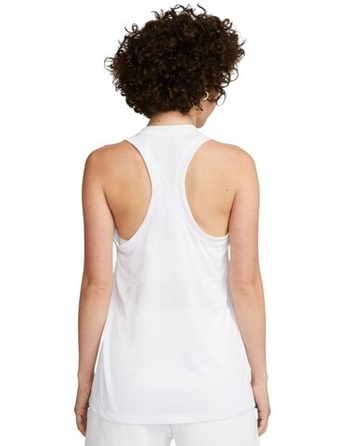Женский топ теннисный Nike Dri-Fit Racerback - white/black