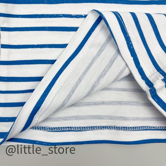 Футболка хлопковая "Морской бриз" полоска