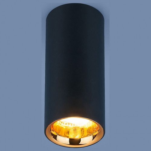 Накладной светильник Elektrostandard DLR030 12W 4200K черный матовый/золото