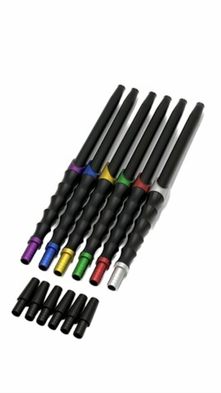 Ustnik Alluminium Set Jedi Black-Silver