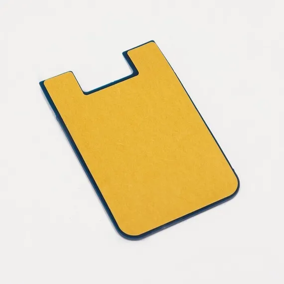 Картхолдер на телефон, силикон, цвет синий