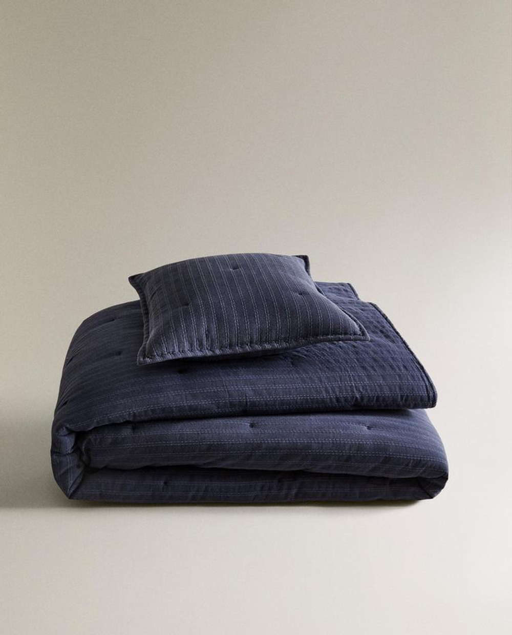 ZARA HOME ДЕТСКОЕ ЖАККАРДОВОЕ ОДЕЯЛО, СИНИЙ