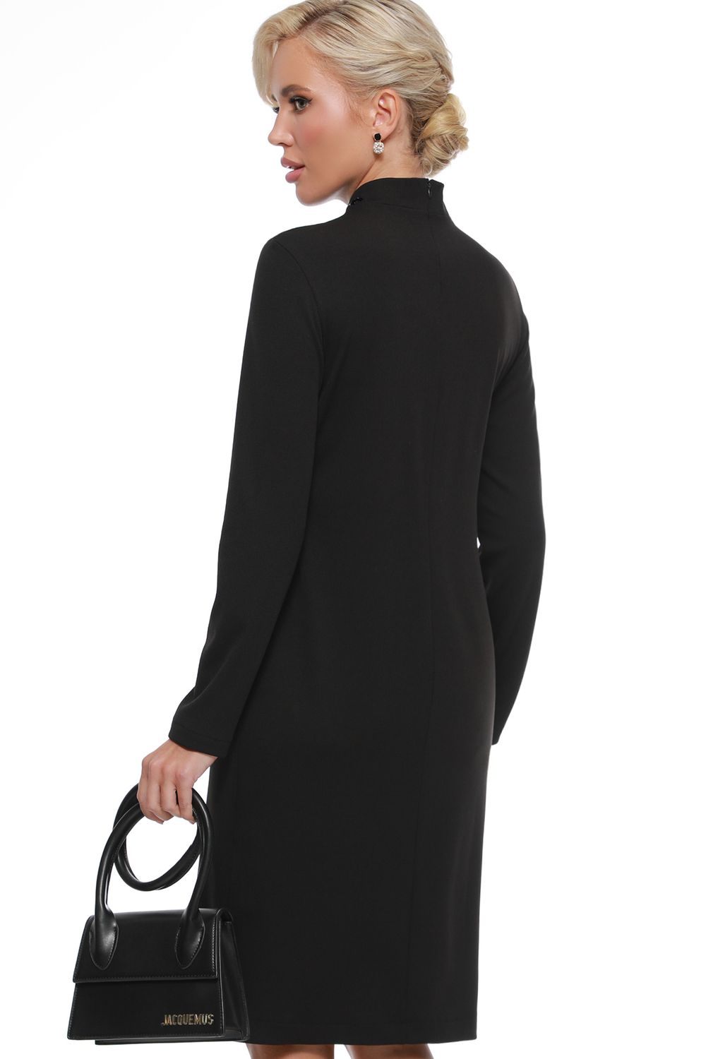 Платье-водолазка трикотажное с вырезом DStrend (Акция)