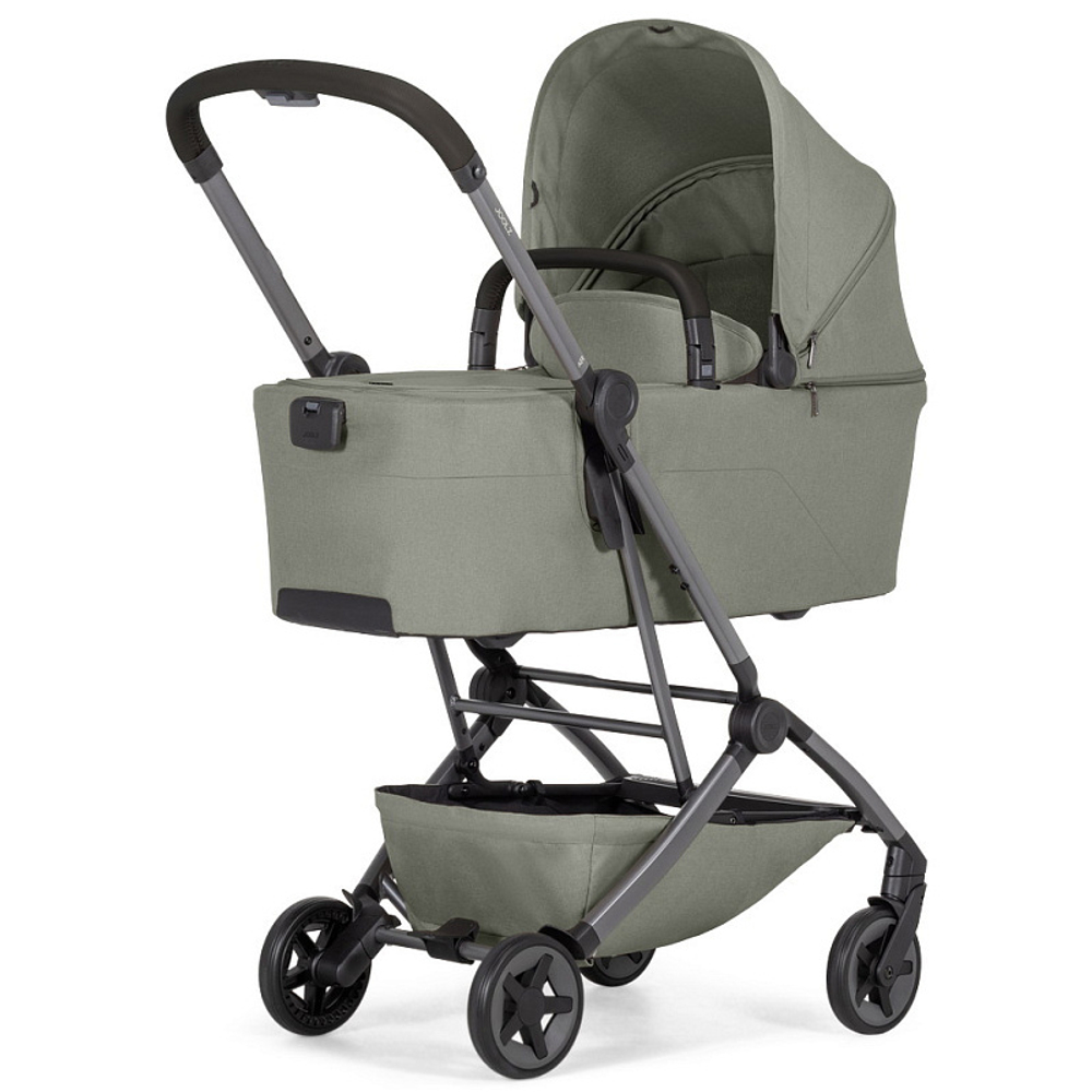 Коляска 2 в 1 Joolz Aer 2 с бампером Sage green/Black Carbon
