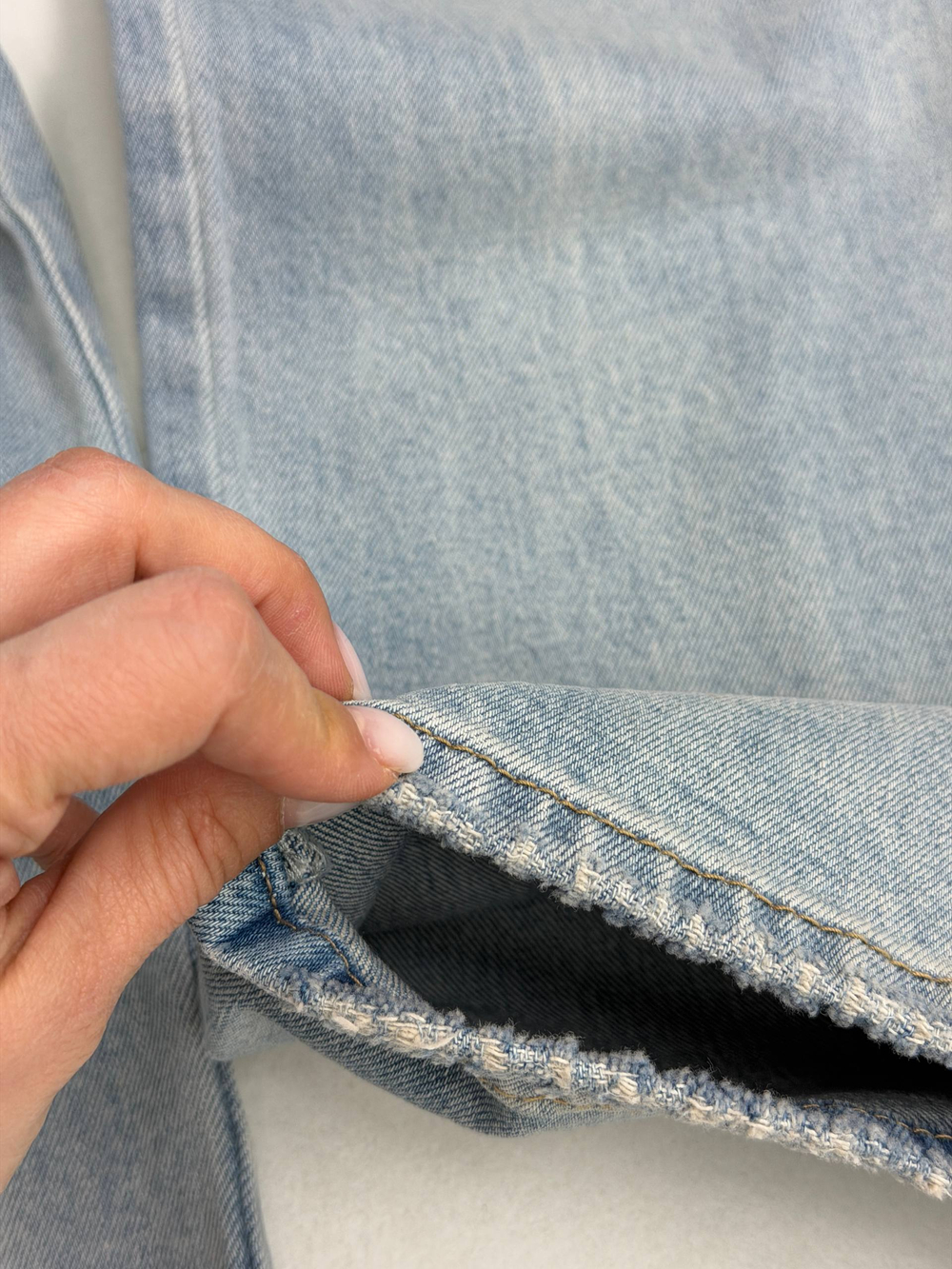 Брюки джинсовые женские арт. 8732 цвет "голубой"