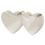 Грузик для шара Два сердца 170гр (Перламутровый)