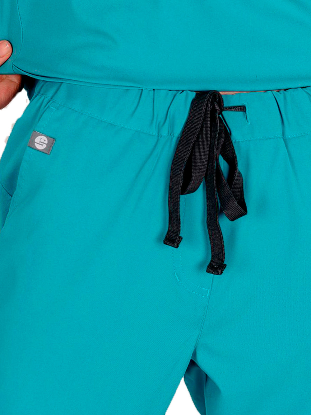 Брюки медицинские женские INDIFORM Blackwell на резинке со шнурком, зеленый, 48