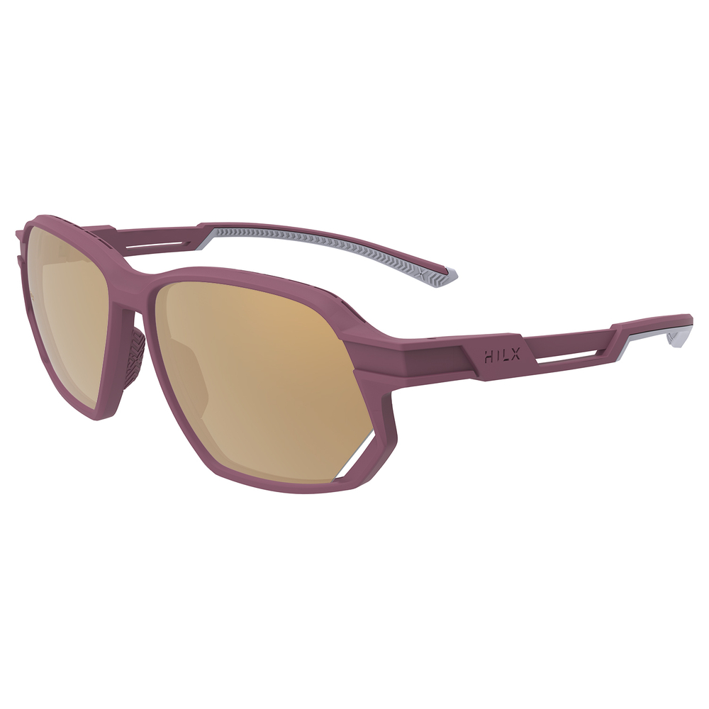 Спортивные очки HILX Syndicate / Matt Solid Brick Red / Gold Lens