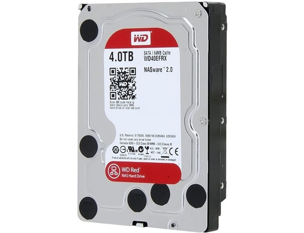 Жесткий диск Western Digital Red 4Tb SATA 5400rpm 6Gb/s 3.5&quot; WD40EFRX