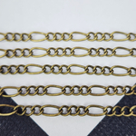 Цепочка, цвет античная бронза, винтаж, р-р 7×4мм, цена за отрезок 50 см