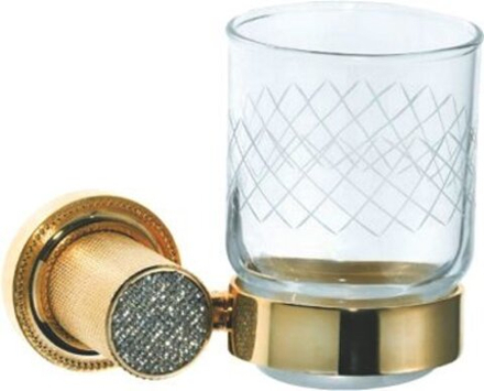 Стакан Boheme Royal Cristal 10924-G подвесной золото