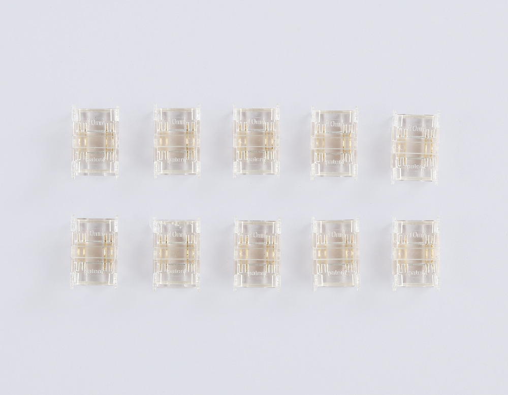 GS6371 Соединитель прямой COB RGB 12/24V для лент 10mm (4 конт.) (10шт)