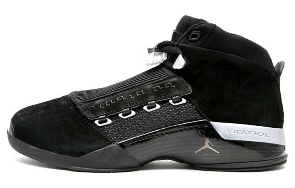 Кроссовки Jordan Air Jordan 17 Retro Black Silver Cdp 2008