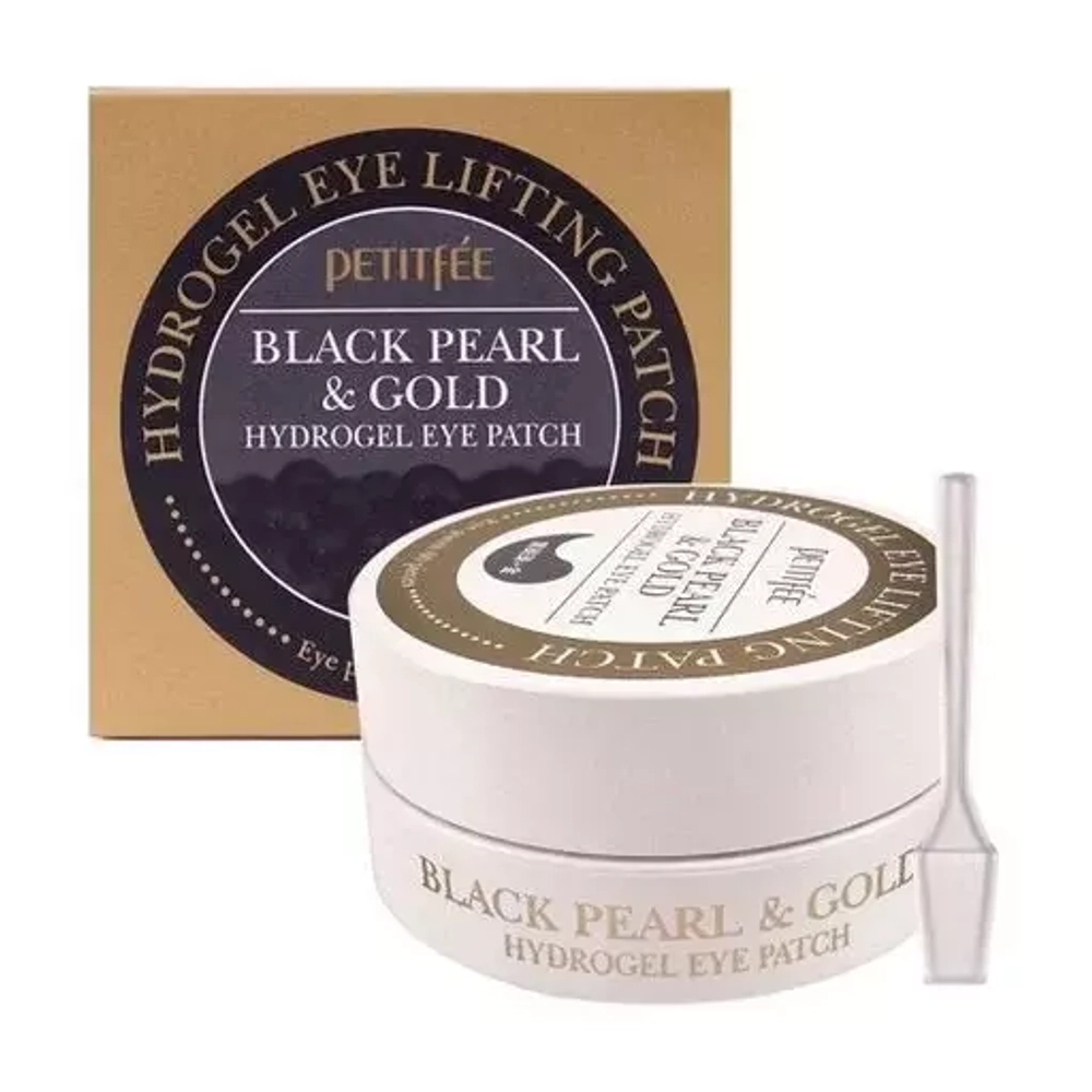 Petitfee Патчи для глаз гидрогелевые «жемчуг/золото» - Black pearl & gold hydrogel eye patch, 2шт