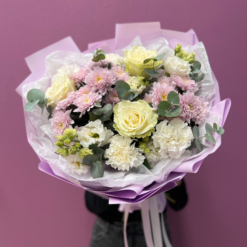 Букет "Пудровое облако" #32