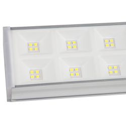 ULO-FL120C-100W-6500K-K SILVER LINKABLE Светильник светодиодный накладной. соединяемый. Дневной свет 6500K. Корпус серебристый. Угол 120 градусов. ТМ Uniel