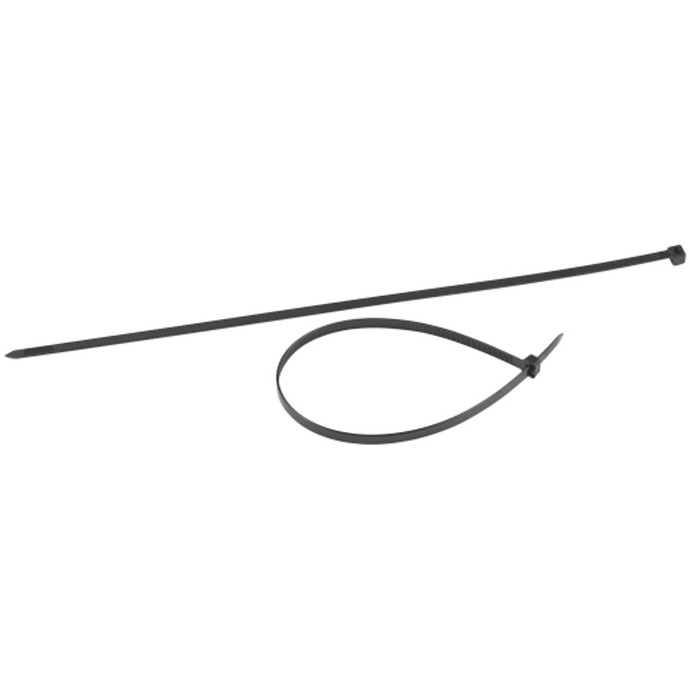 Кабельная стяжка ЭРА NO-225-194 (хомут) нейлоновая 8.8 х 400 мм чёрная (100 шт/уп) | Кабельные стяжки (хомуты)