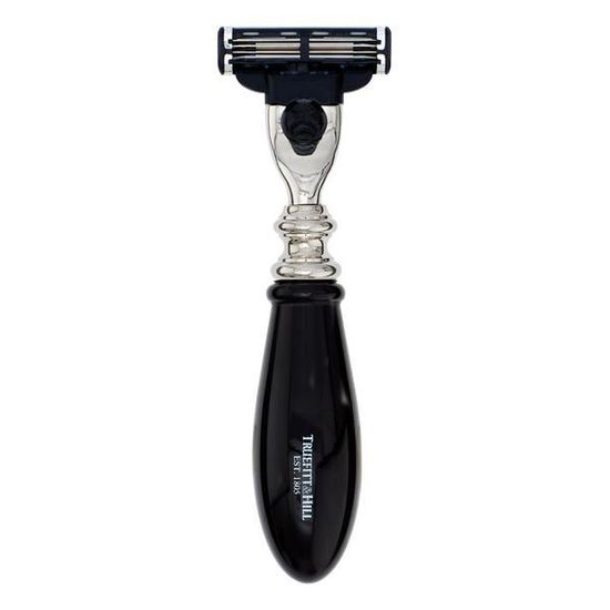 НАБОР СТАНОК ДЛЯ БРИТЬЯ MACH3 ЭБОНИТ С ХРОМОМ REGENCY T&H