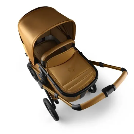 Коляска 2 в 1 Bugaboo Fox 5 Complete Noir Limited Edition (Amber Glow)