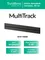 MULTITRACK Шина скрытой установки трековой системы 60 см АНТРАЦИТ