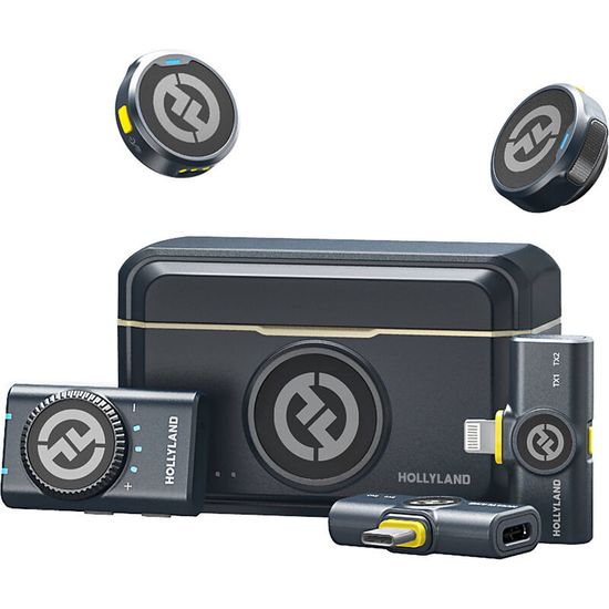 Радиосистема микрофонная Hollyland Lark M2 Combo Black