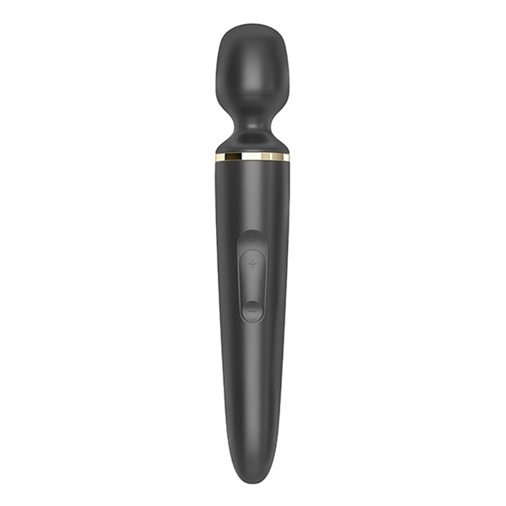 Черный вибратор 34см Satisfyer Wand-er Woman