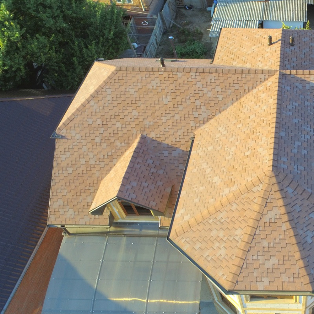 Черепица гибкая Roofshield P-M-18 Premium Модерн Песочная