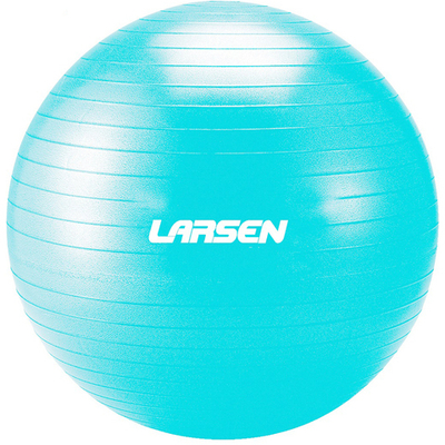Мяч гимнастический с насосом Larsen HG-1 бирюзовый 55 см